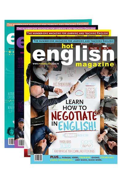 Hot English Pack of 8 Previous Magazine Numbers