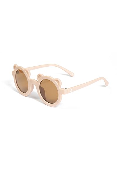 Petityu 3-8 Years Old Cool Teddy Bear Children's Sunglasses 400 UV Protection - Light Pink