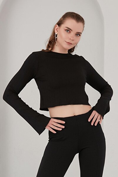 ALEXANDERGARDI Crop top cu mâneci spaniole (b22-120ust)
