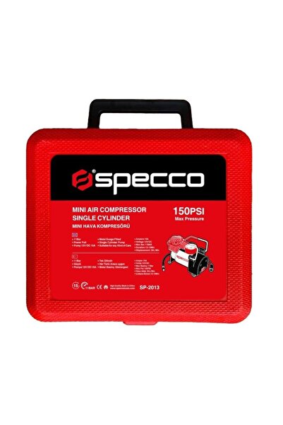 Speco Specco Sp-2014 Mini Hava Kompresörü Silindirli Fenerli 12v - 150 Psı