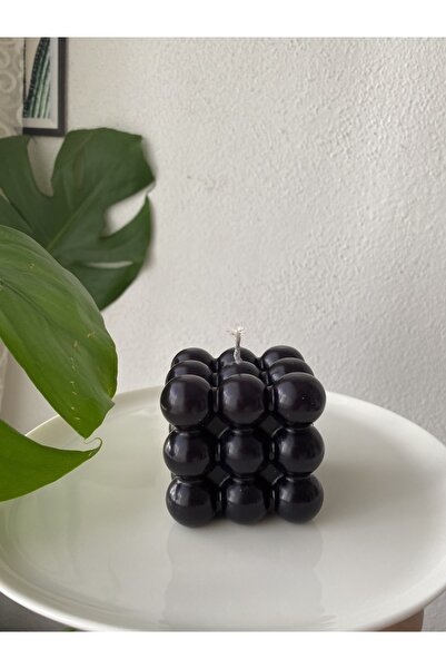 MUMBOX Dekoratif Kokulu Siyah Bubble Mum