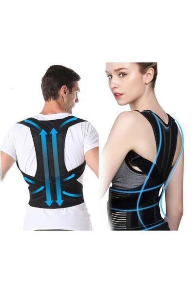 MultiFlexPro Balenli Dik Duruş Korsesi Kamburluk Önleyici Medikal Sırt Dik Du...