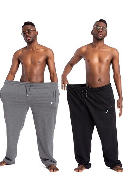 SuFd E Ticaret 2 Pieces of Cotton Plus Size Sweatpants & Pajama Bottoms Campaign