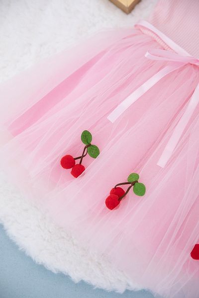 Fenomen Kids Baby Girl Summer Tutu Cherry Dress