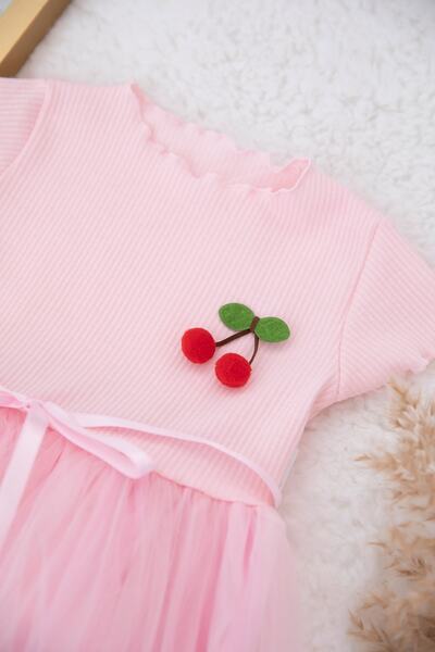 Fenomen Kids Baby Girl Summer Tutu Cherry φόρεμα