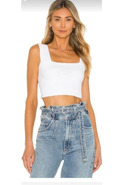 Nsb Tasarım Women's Square Collar Croptop