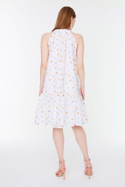 Twist Dress - Ecru - Smock dress