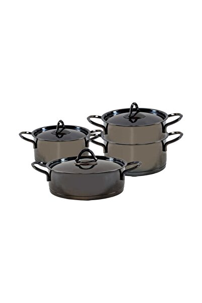 OMS 1097 Steel Pot Titanium Cylinder Set
