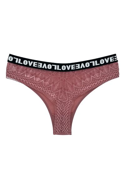 HNX Γυναικεία εσώρουχα Mink Love Rubber βαμβακερή δαντέλα πίσω στρινγκ