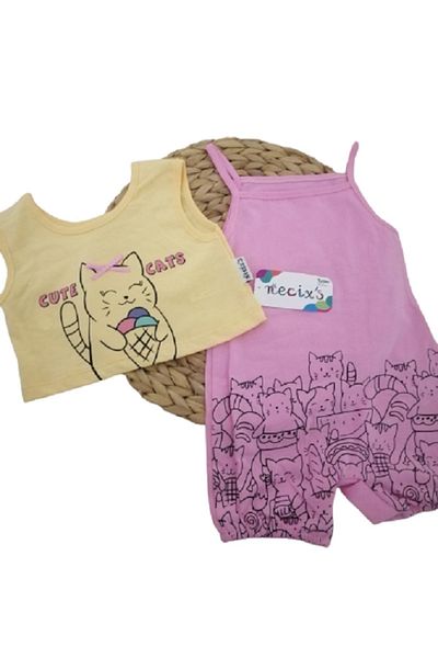 Necix New Season Rabbit Baby Jumpsuit with 2 Straps