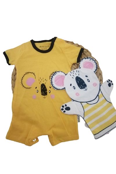 Necix Baby Rompers with Mouse Toy