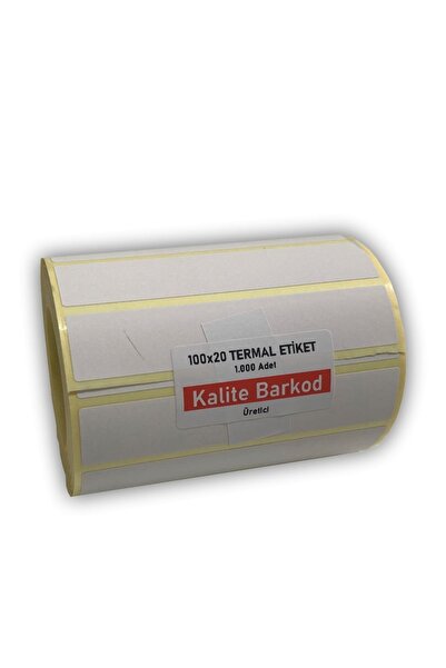 Kalite Barkod 100x20 Termalno Etiketa