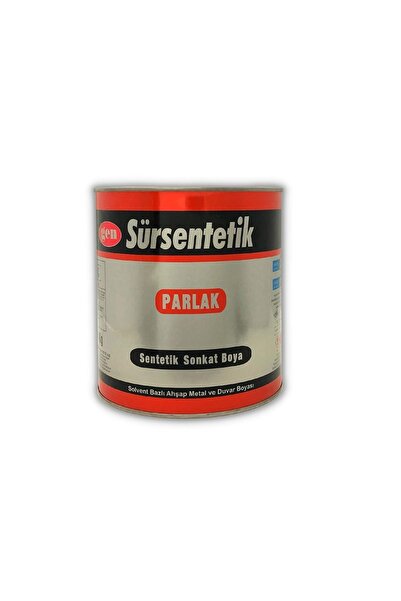 gen Sür Sentetik Parlak Yağlı Boya - 3 Kg Siyah