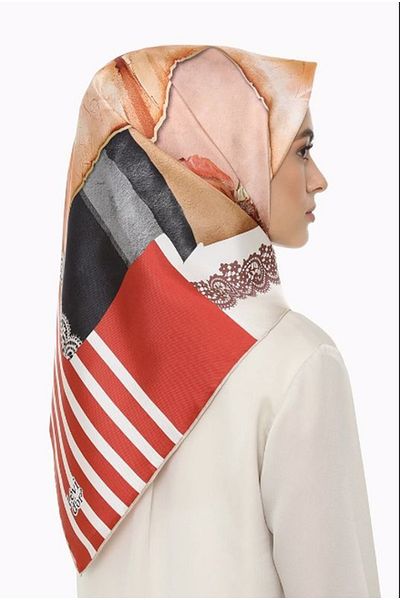 Levidor Γυναικείο κασκόλ από καθαρό μεταξωτό Twill I-2778