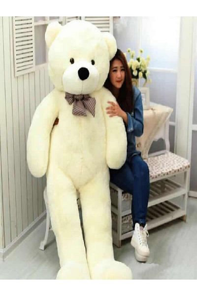 Kuki's Spielzeug Kuki Toy 200cm White Plush Bear