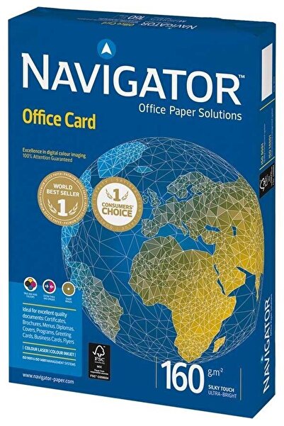 NAVİGATÖR Navigator A3 White Copy Paper - 160 Gr, 1 Pack (250 Sheets)