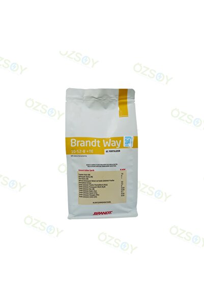 BRANDT Way 10-52-8 Te Azot Fosfor Potasyum Ve Iz Element Içerkli Yaprak Gübre...