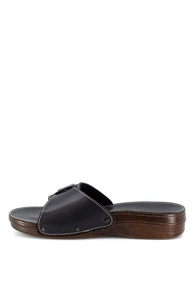 Pierre Cardin 6784 Black Women's Slippers