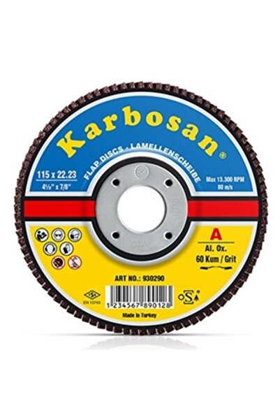 Genel Markalar Flap Ao Kırmızı 115x22 120 Kum (982995) 5 Adet