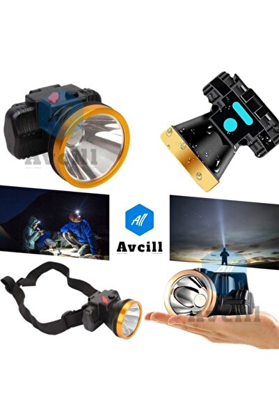 All Avcill All-629l 20w Led 2 Fonksiyonlu Şarjlı Kafa Lambası Kafa Feneri