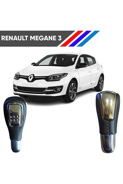 ZETOTO Megane 3 Automatic Gear Shift Knob Leather Covered Black8200574279