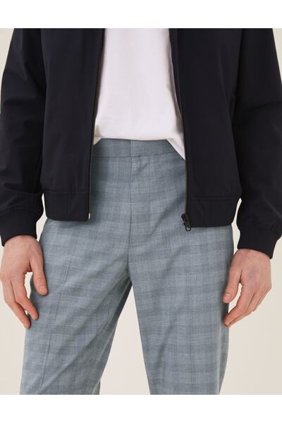 Marks & Spencer Regular Fit Ekose Desenli Pantolon