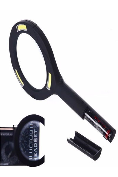mrtbilisim Lupă de mână iluminată cu 3 LED-uri Lupă cu lumină albă de 250 de ...