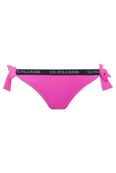 U.S. Polo Assn. Kadın Pembe Kalın İpli Bikini Alt