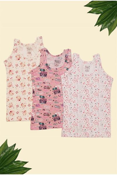 AnneBebe 848 3-Piece Elastane Printed Undershirt