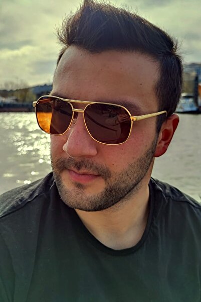 ModaLand Edward Gold Brown Erkek Güneş Gözlüğü