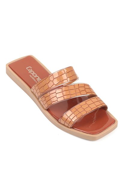 Capone Outfitters Capone 3 Streifen transparente Hausschuhe