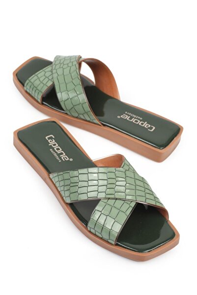 Capone Outfitters Pantofle Capone Cross Transparent strap