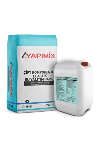YAPIMİX Çift Bileşenli Tam Elastik Su Yalıtım Malzemesi 20+10 Kg