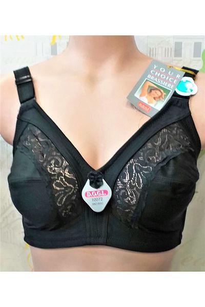 D.O.G.L. Μαύρο C Cup Σουτιέν χωρίς Underwire