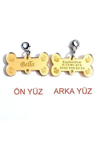 Sempati Store Kişiye Özel Köpek Tasma Isim Künyesi Isimlik (genişlik 5 Cm )