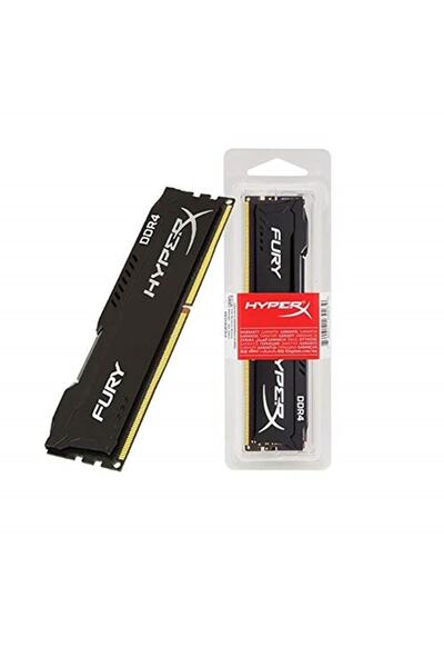 Genel Markalar Hx424c15fb2/8 8gb 2400mhz Ddr4 Cl15 Dımm 1rx8 Hyperx Fury, Siyah