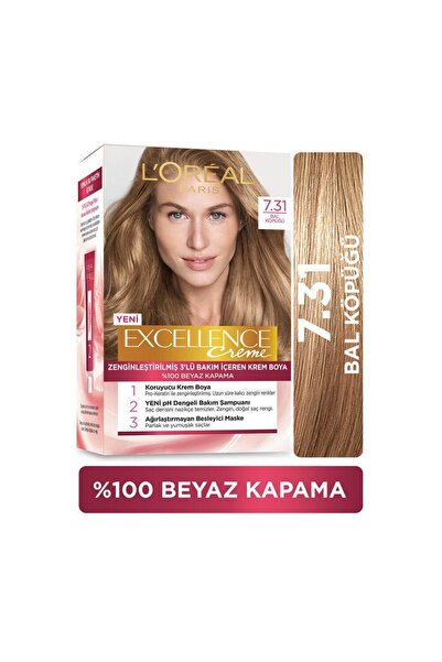 L'Oreal Paris L'oréal Paris Excellence Creme Saç Boyası - 7.31 Bal Köpüğü