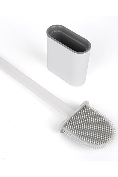 SAVORYHOME Silikon Banyo Tuvalet Klozet Temizleme Fırçası Ve Tutucu