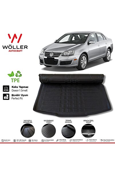 wöller Volkswagen Jetta Bagaj Havuzu 2005 2010 Arası 3d Ultraflex Esnek