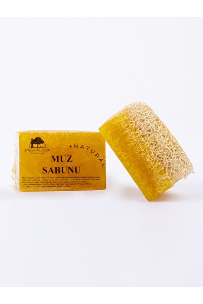 Sabun Filozofu Muz Sabunu 130gr Ekstra Büyük Boy Kabak Lifli