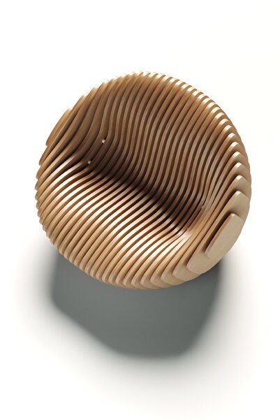 Sens Globe Chaır-ikonik Modern Ahşap Koltuk