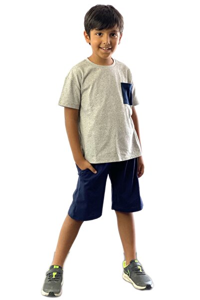 Black&Small İnce Lacivert Erkek Çocuk Şort