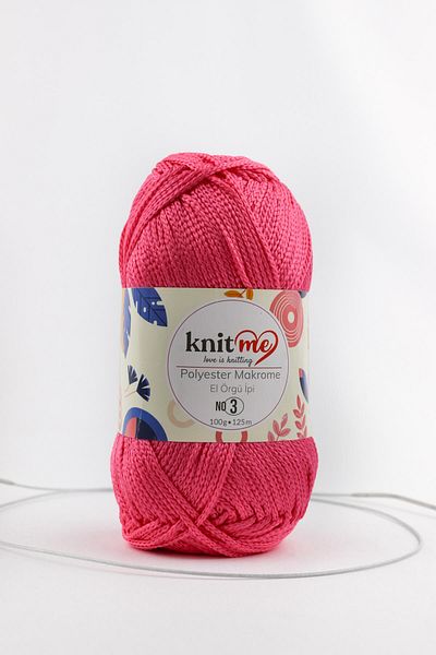 knitme Πολυεστέρας Macrame 100 Gr Πλεκτό Χέρι Σπάτσο Taka Yarn (813)
