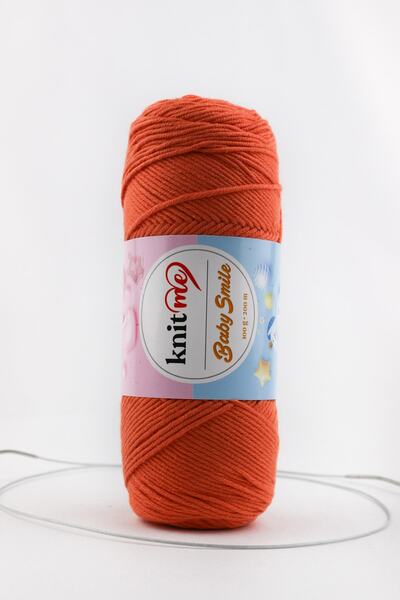 knitme بيبي سمايل 100 جرام محبوك يدويًا - خيوط تاكا (34)