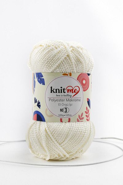 knitme Πολυεστέρας Macrame 100 Gr Πλεκτό Χέρι Σπάτσο Taka Yarn (804)