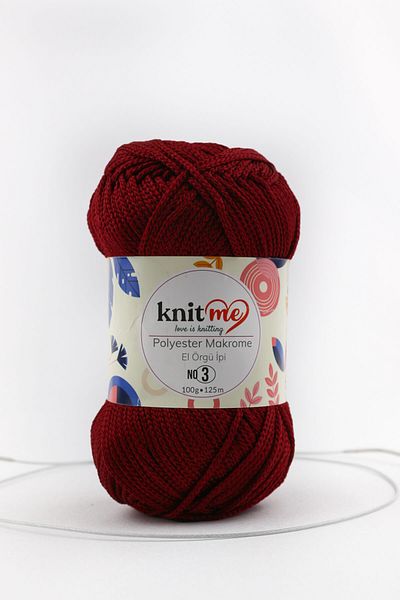 knitme Macrame Polyester - 100 gr Πλεκτό Χέρι Σχοινί Taka (839)