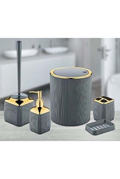 Free Home Freehome 5 Parça Banyo Seti Gold