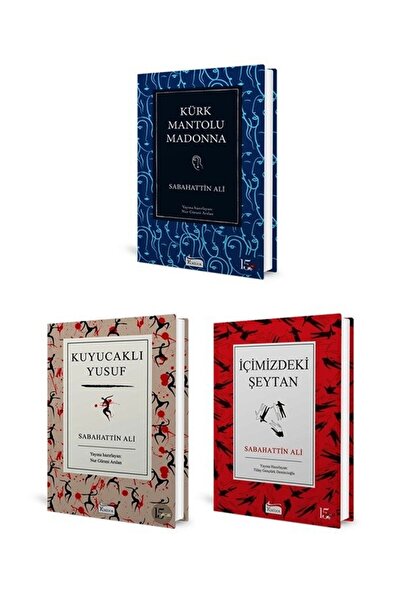 Koridor Yayıncılık Sabahattin Ali 3 Kitap Set: Kürk Mantolu Madonna Kuyucaklı Yusuf Içimizdeki Şeytan