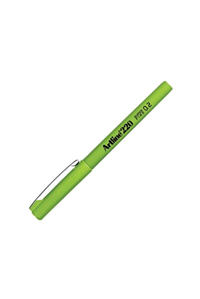 artline 220 Fineliner Ince Uçlu Yazı Ve Çizim Kalemi 0,2mm Sarı Yeşil