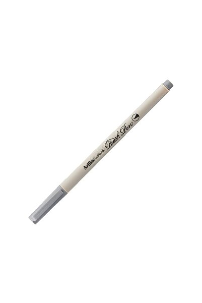 artline Pastel Gray Supreme Brush Brush Tip Pen